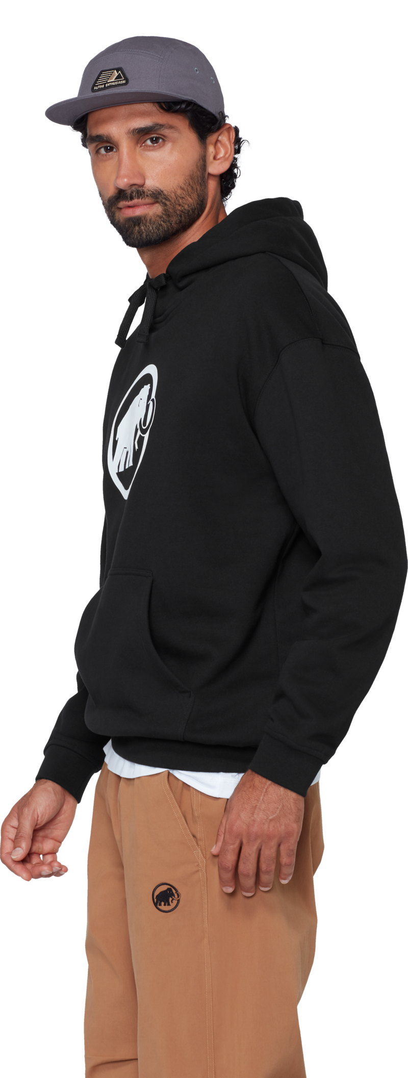 Mammut Men's Classic Base ML Hoody in Black-2