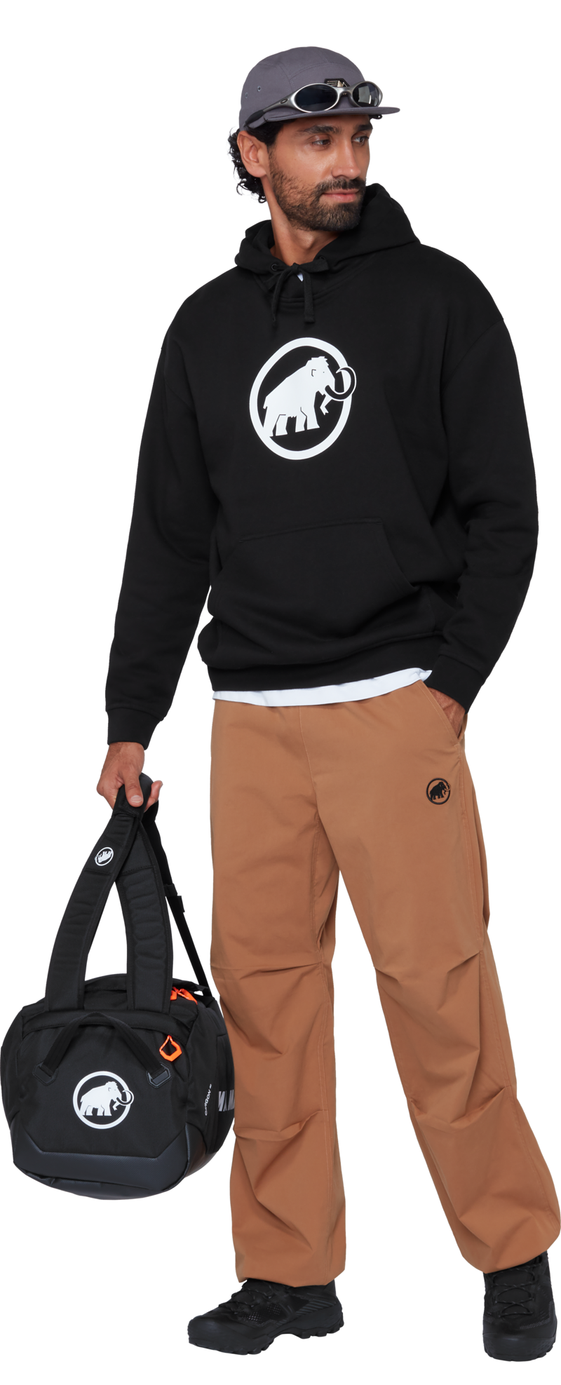 Mammut Men's Classic Base ML Hoody in Black-4