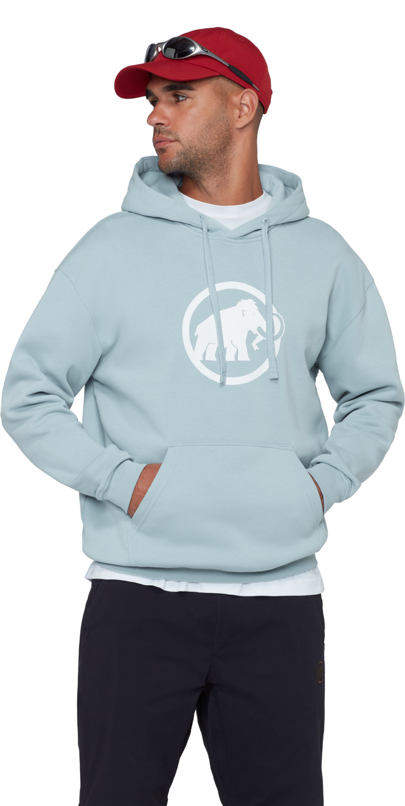 Mammut Men's Classic Base ML Hoody in Nebla-1