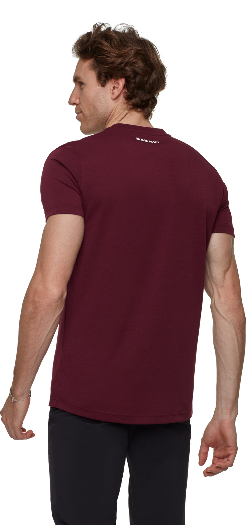 Mammut Men's Trovat Logo T-Shirt in Vin-3