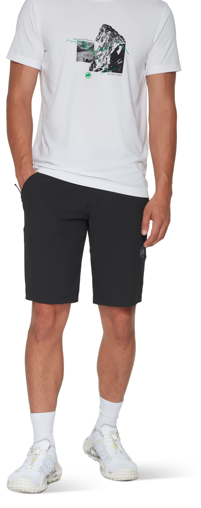 Mammut Men's Hiking V Shorts in Black-1