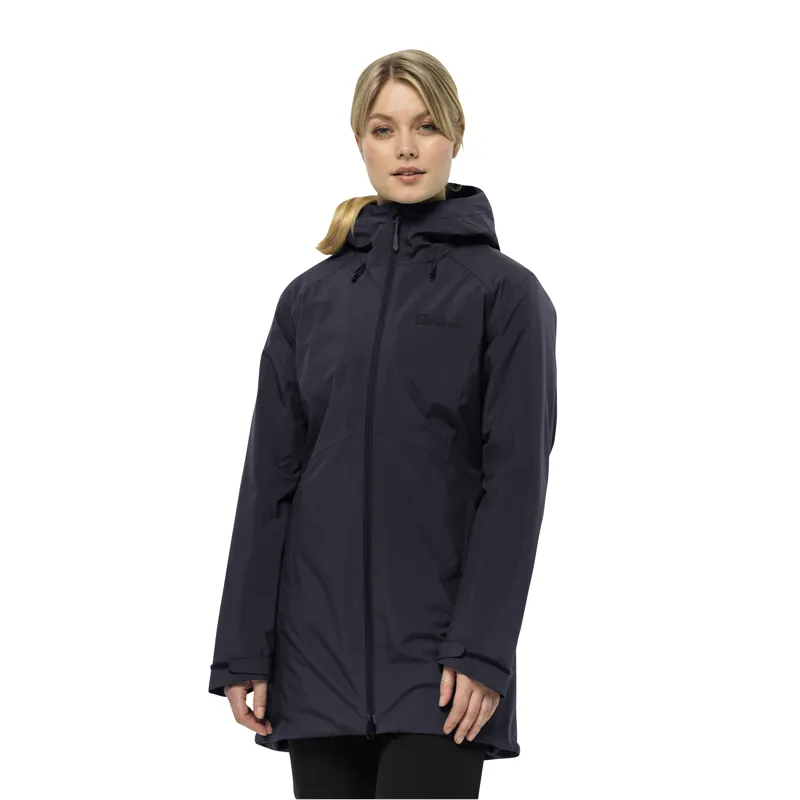 Jack Wolfskin Women's Heidelstein Insulated Jacket in Graphite-2