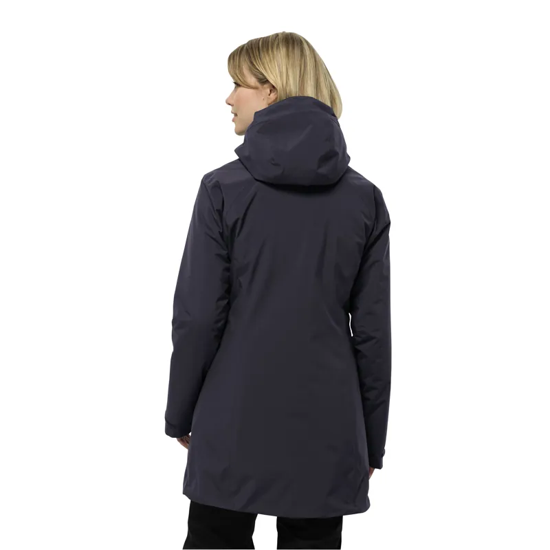 Jack Wolfskin Women's Heidelstein Insulated Jacket in Graphite-3