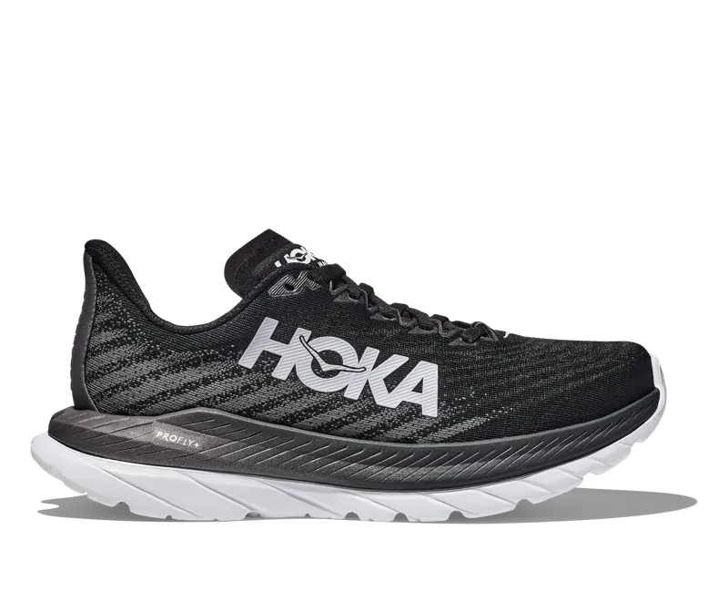 Hoka Men's Mach 5 Shoes in Black/Castlerock
