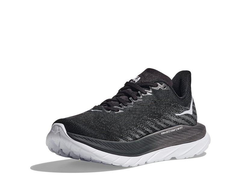 Hoka Men's Mach 5 Shoes in Black/Castlerock-2