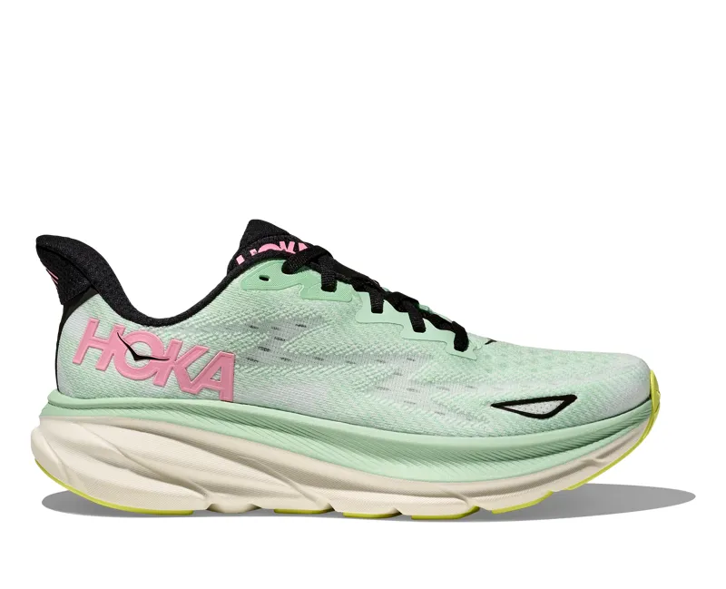 Hoka Women's Clifton 9 in Mint Fluorite/Snow Melt