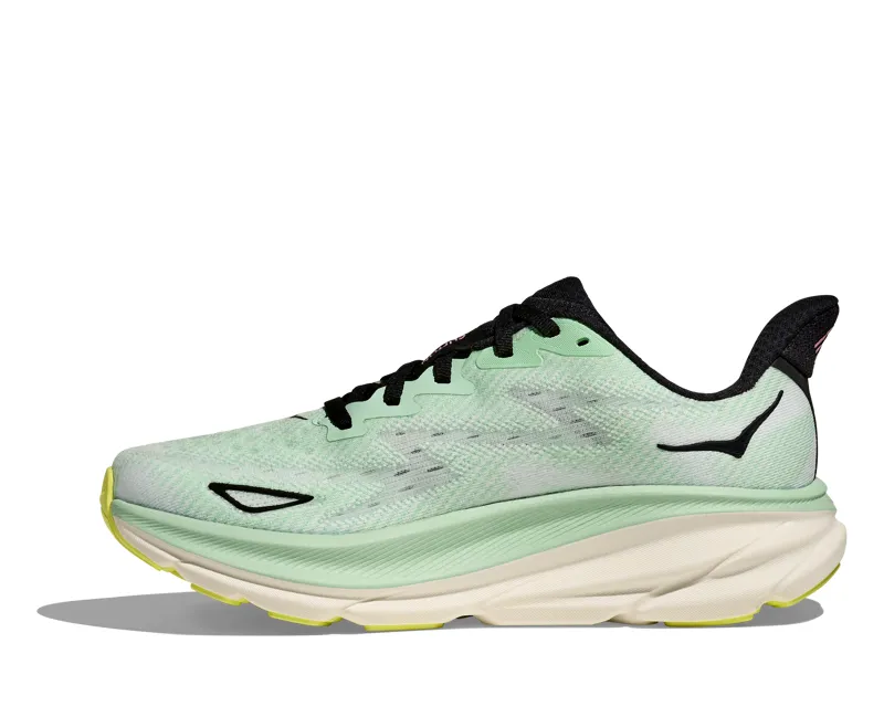 Hoka Women's Clifton 9 in Mint Fluorite/Snow Melt-1