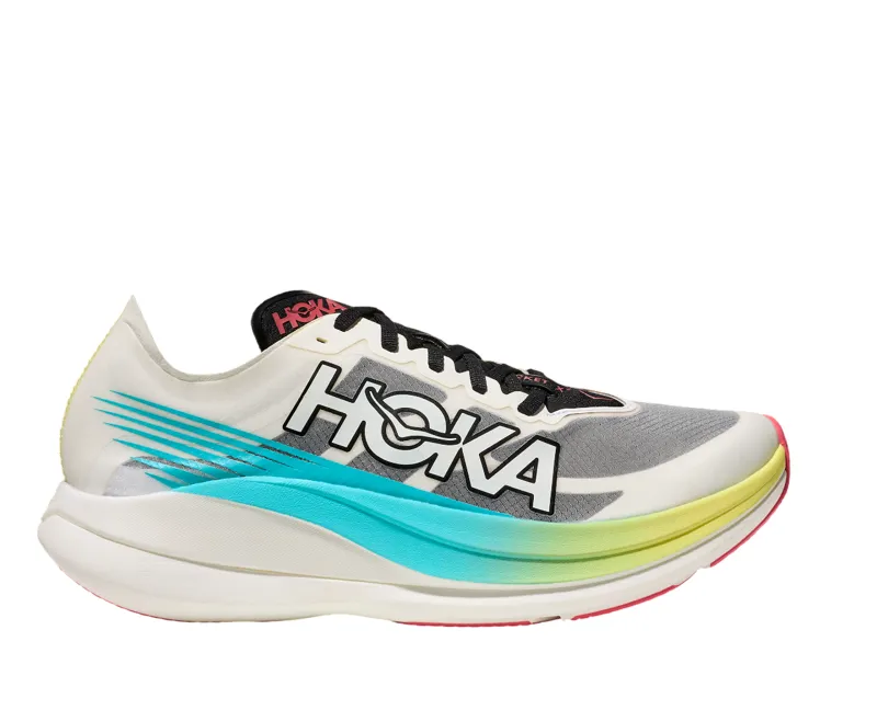 Hoka Rocket X 2 in Yuzu/Cielo Blue