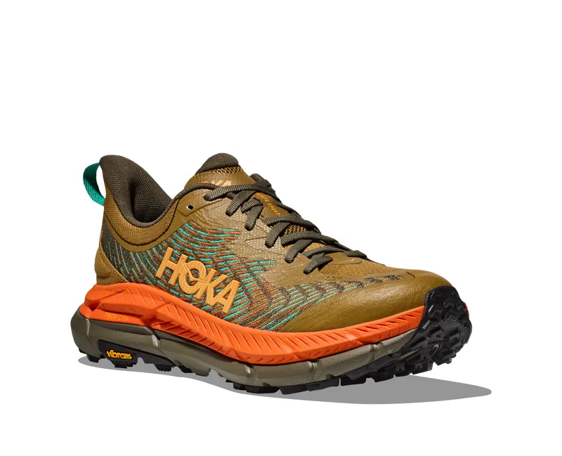 Hoka Men's Mafate Speed 4 in Antique Olive/Squash-5