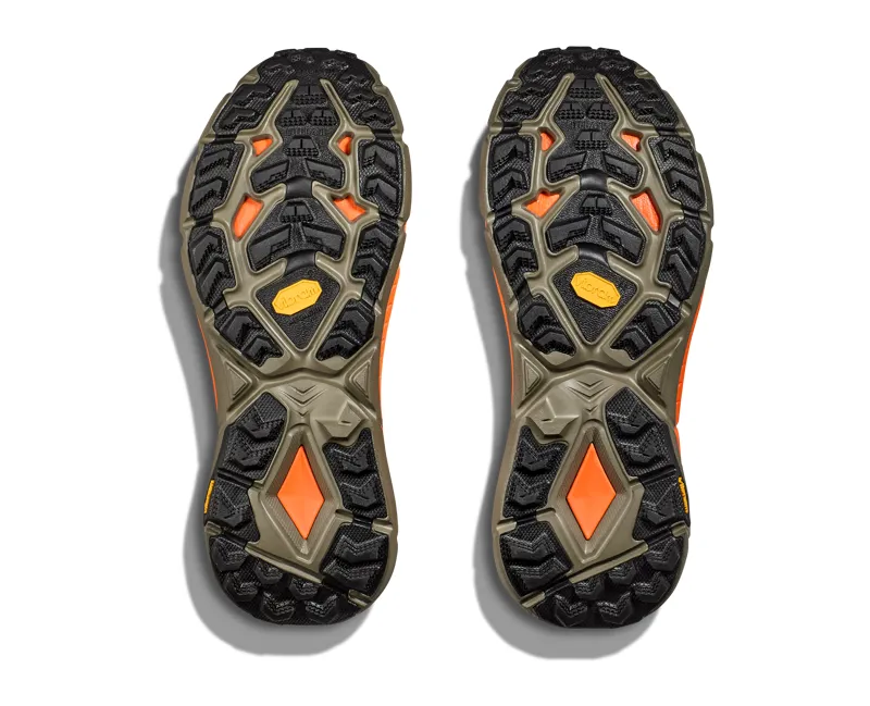 Hoka Men's Mafate Speed 4 in Antique Olive/Squash-6