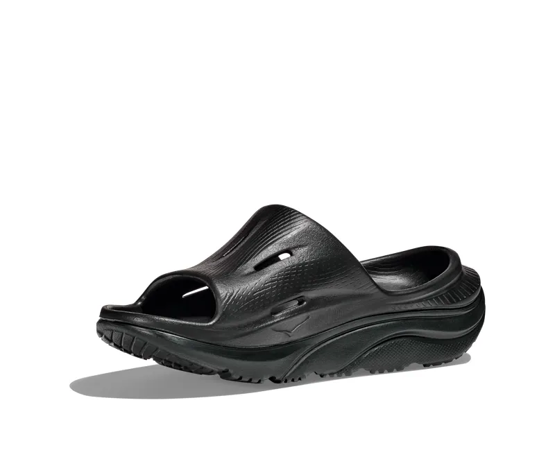 Hoka Unisex Ora Recovery Slide 3 in Black-2