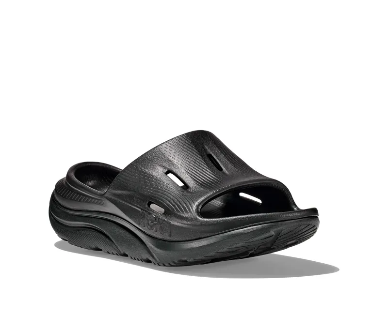 Hoka Unisex Ora Recovery Slide 3 in Black-5
