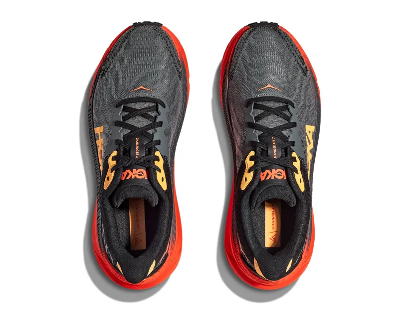 Hoka Men's Challenger Atr 7 in Castlerock/Flame-4