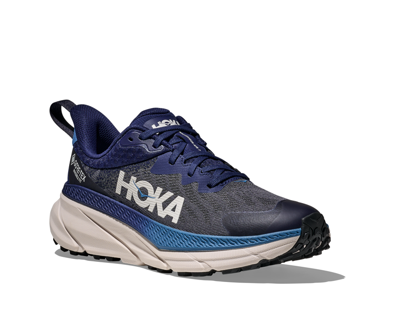Hoka Men's Challenger ATR 7 GTX in Midnight Blue/Grout-3