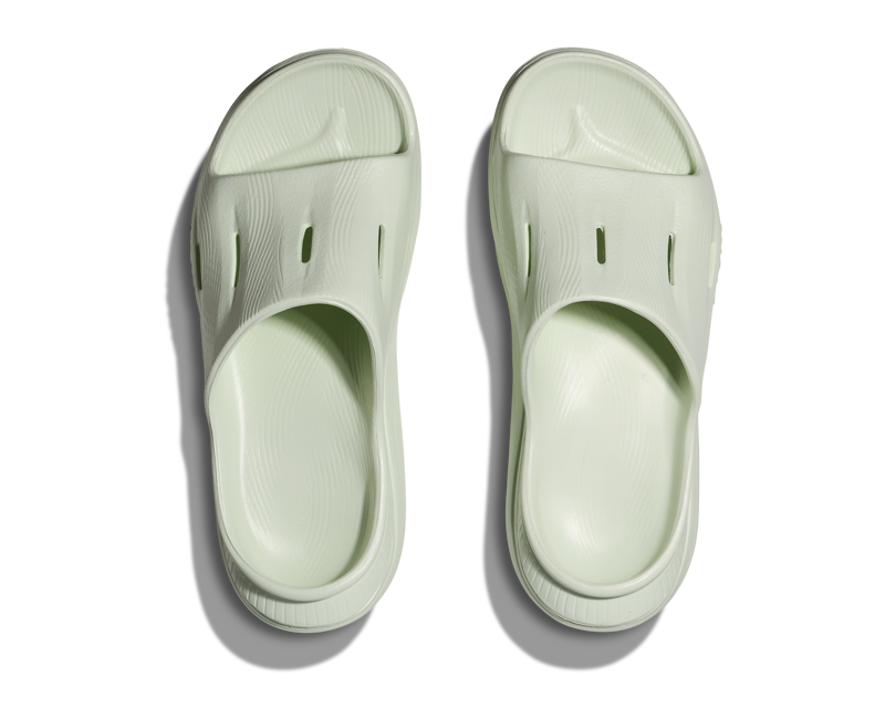 Hoka Ora Recovery Slide 3 in Sea Glass-5