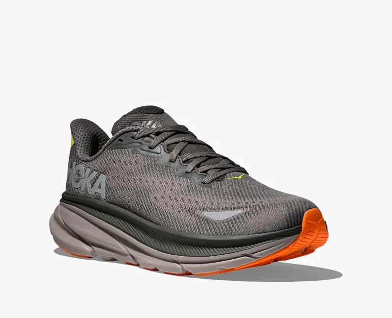 Hoka Men's Clifton 9 GTX in Asphalt Grey/Gravel-6