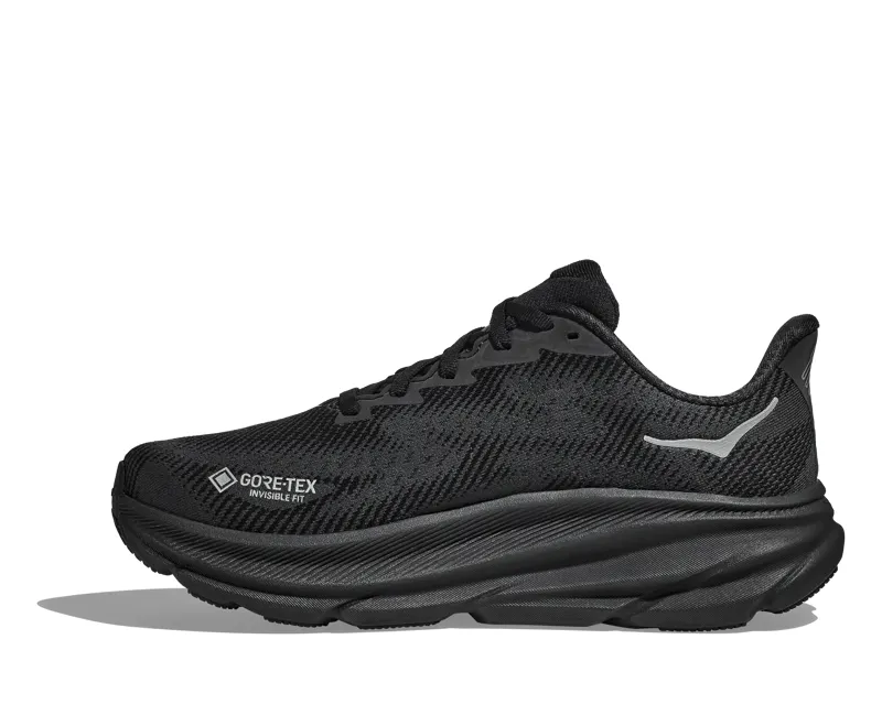 Hoka Men's Clifton 9 GTX in Black-7