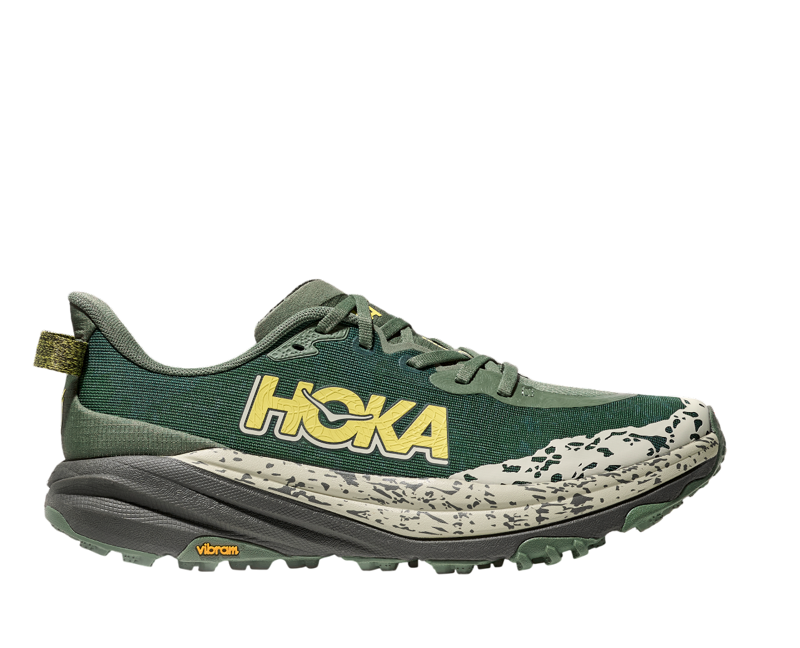 Hoka Men's Speedgoat 6 in Fern/Asphalt Grey