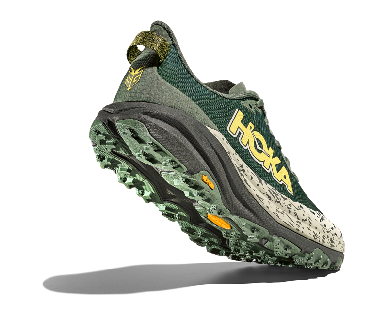 Hoka Men's Speedgoat 6 in Fern/Asphalt Grey-5