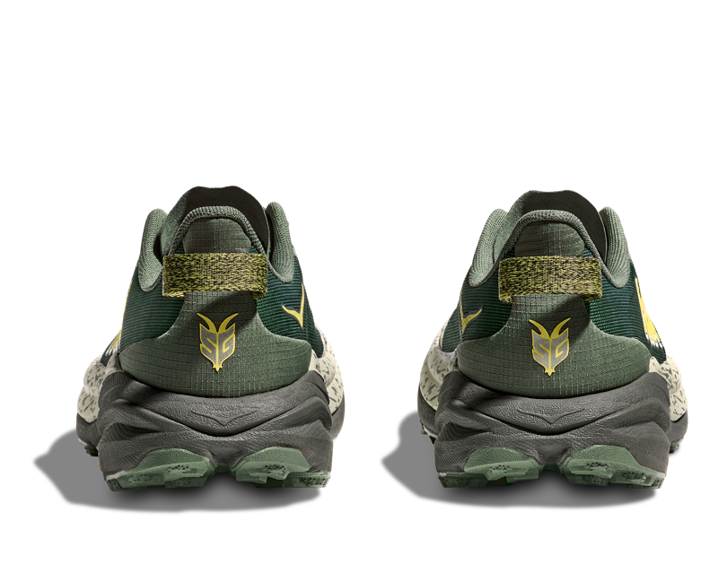 Hoka Men's Speedgoat 6 in Fern/Asphalt Grey-4