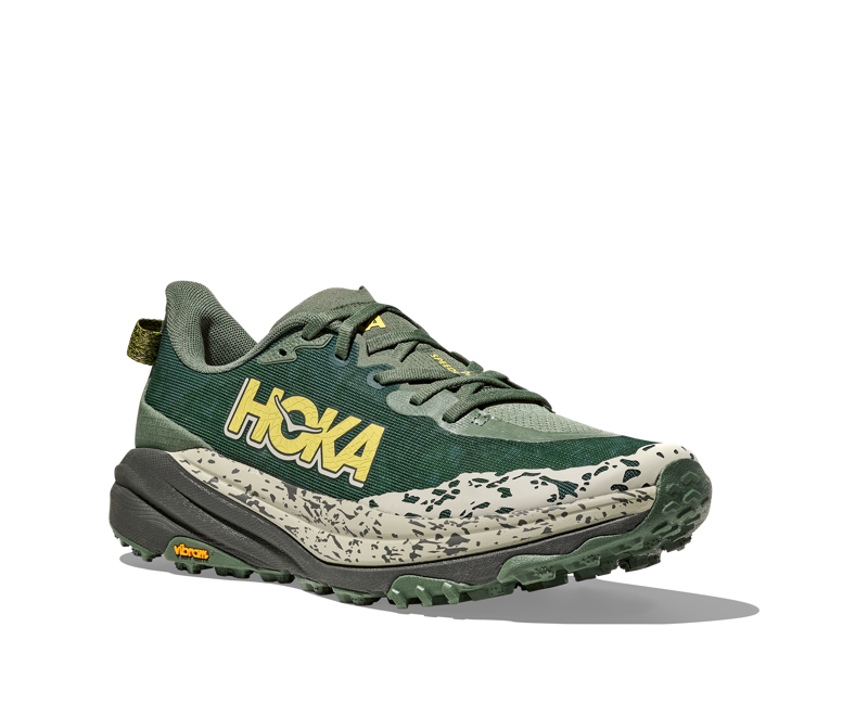 Hoka Men's Speedgoat 6 in Fern/Asphalt Grey-3