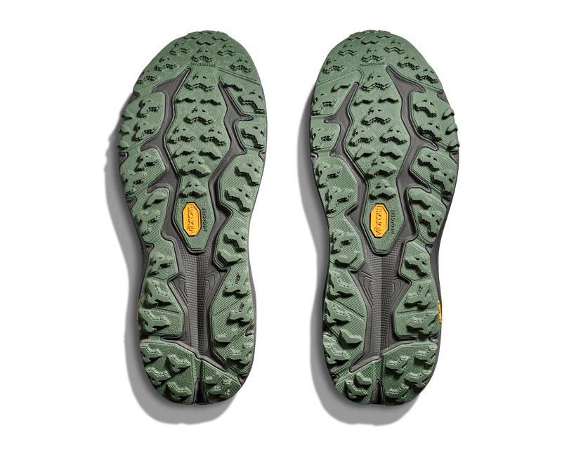 Hoka Men's Speedgoat 6 in Fern/Asphalt Grey-2