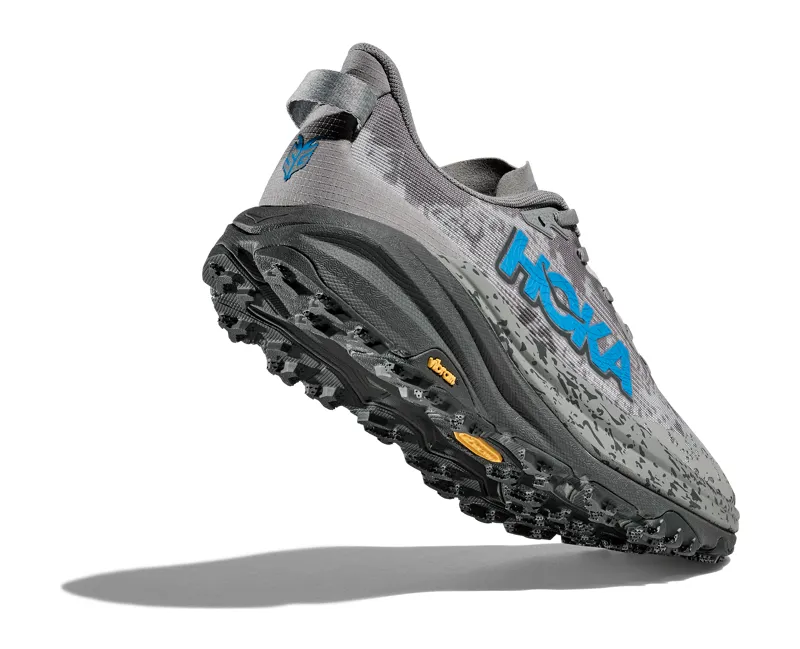 Hoka Men's Speedgoat 6 in Galactic Grey/Hoka Blue-2