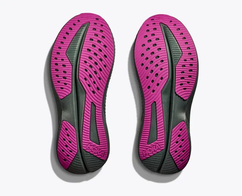 Hoka Women's Mach 6 in Black/Fuchsia-6