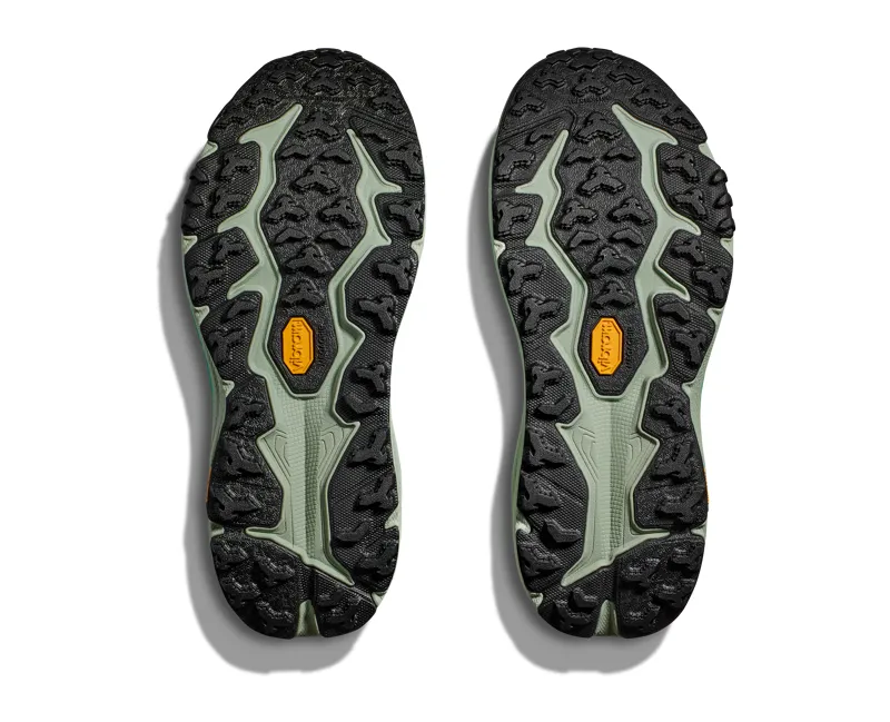 Hoka Women's Speedgoat 6 in Black/Aloe Vera-5