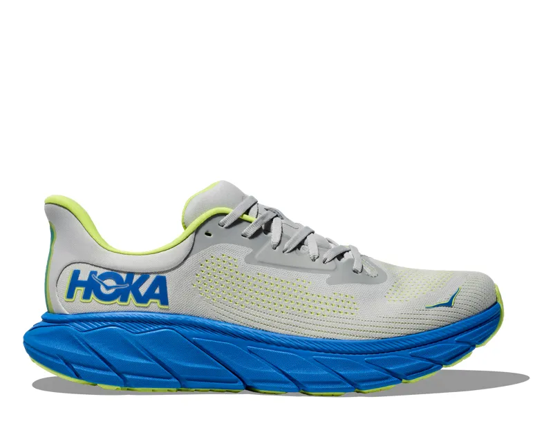 Hoka Men's Arahi 7 in Stardust/Electric Cobalt