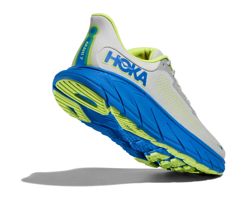 Hoka Men's Arahi 7 in Stardust/Electric Cobalt-2