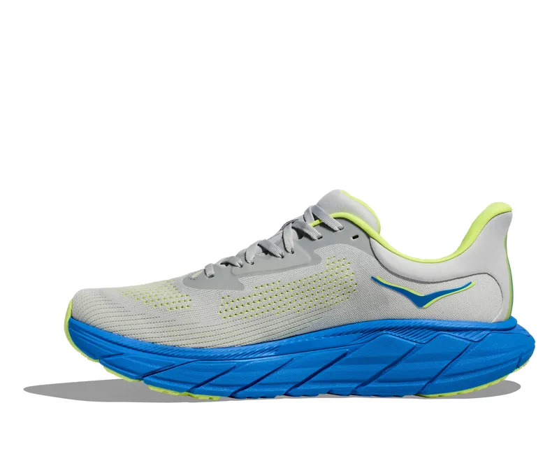 Hoka Men's Arahi 7 in Stardust/Electric Cobalt-7