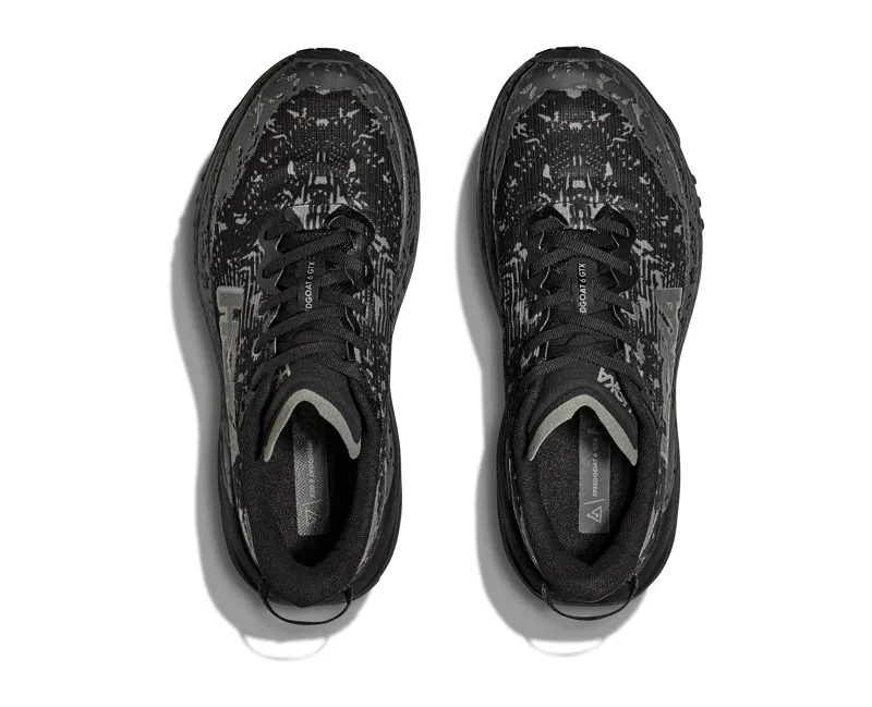 Hoka Women's Speedgoat 6 Gore-Tex in Black/Outer Orbit-5