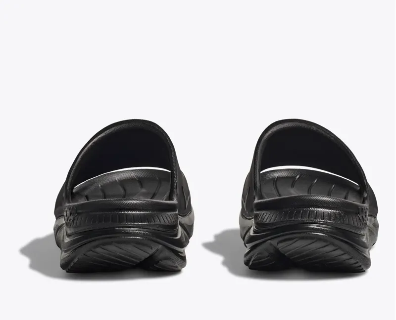Hoka Ora Athletic Slide in Black/White-4