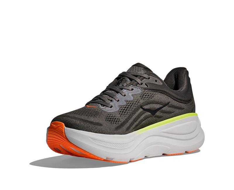 Hoka Men's Bondi 9 in Asphalt Grey/Gravel-6