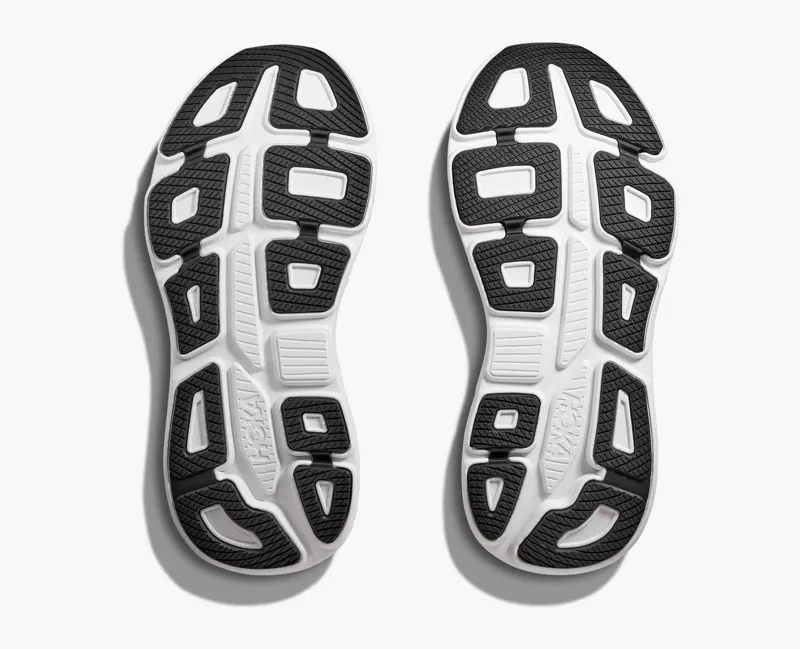 Hoka Men's Bondi 9 Wide in Black/White-7