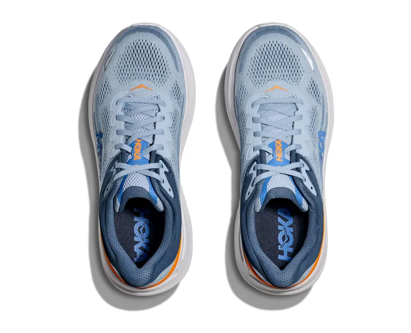 Hoka Men's Bondi 9 in Drizzle/Downpour-5