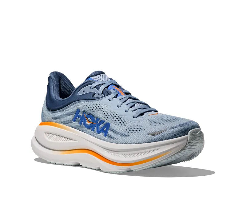 Hoka Men's Bondi 9 in Drizzle/Downpour-3