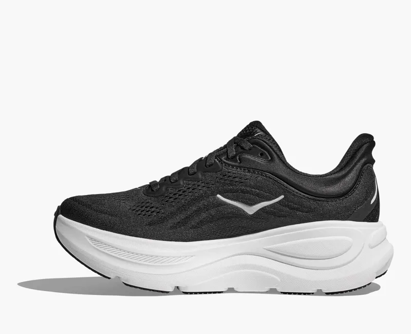 Hoka Women's Bondi 9 Wide in Black/White-1