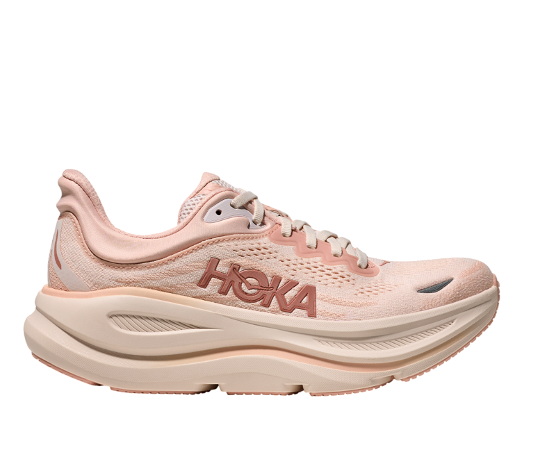 Hoka Women's Bondi 9 in Rose Latte/Rose Cream