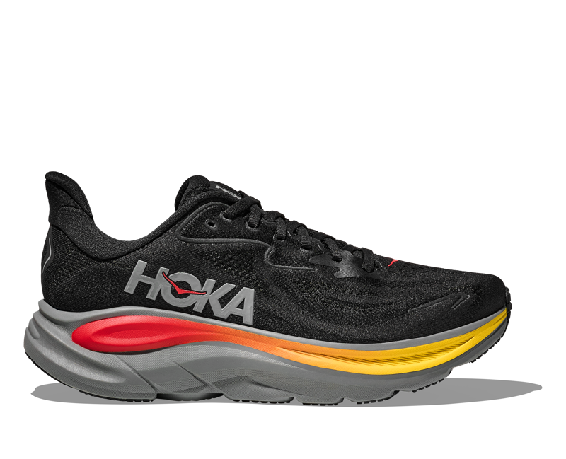 Hoka Men's Clifton 10 in Black/Galactic Grey