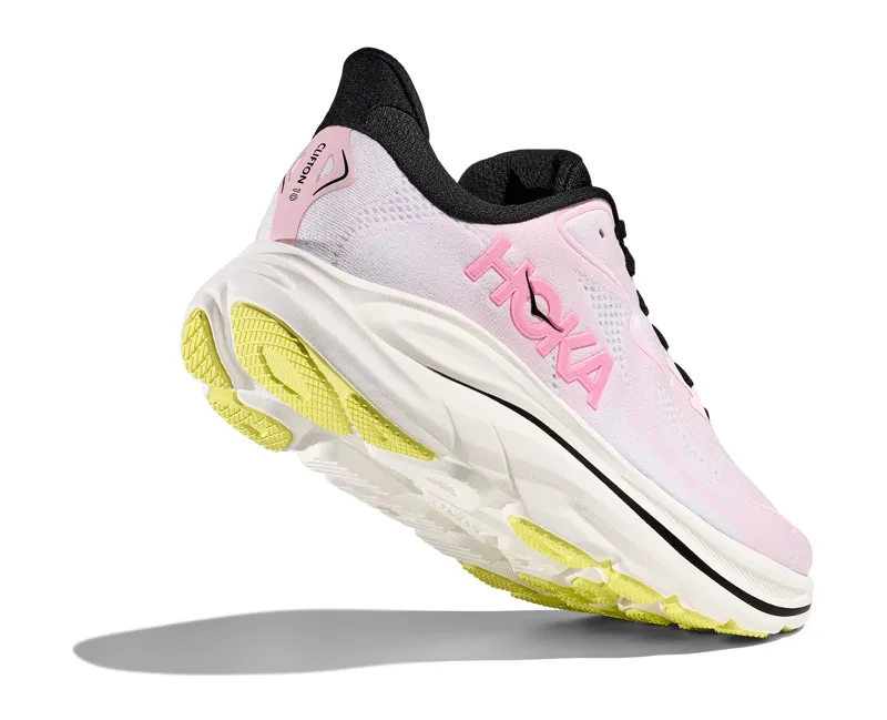 Hoka Women's Clifton 10 in Carnation/Starlight Glow-4