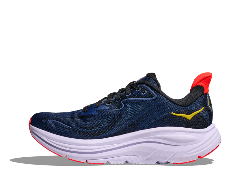 Hoka Women's Clifton 10 in Midnight Blue/Starlight Glow-1