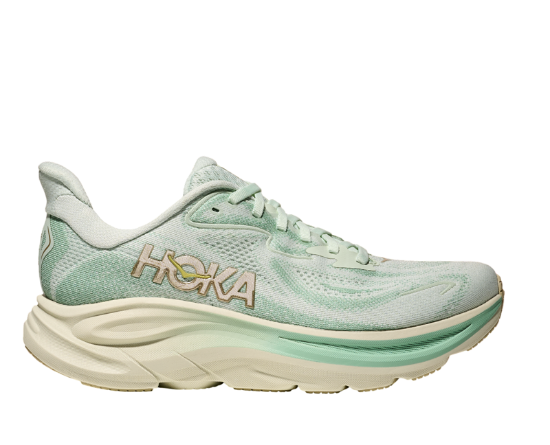 Hoka Women's Clifton 10 in Sea Glass/Jadeite
