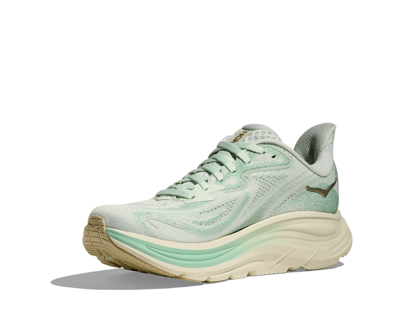 Hoka Women's Clifton 10 in Sea Glass/Jadeite-6
