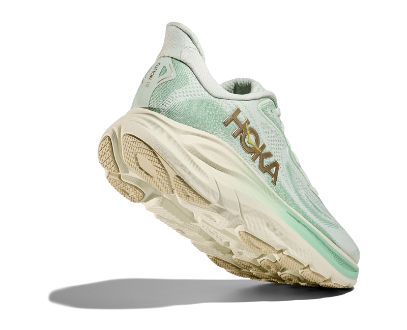 Hoka Women's Clifton 10 in Sea Glass/Jadeite-4