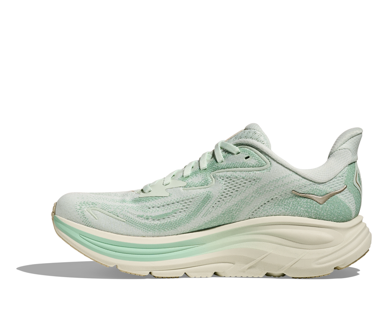 Hoka Women's Clifton 10 in Sea Glass/Jadeite-1