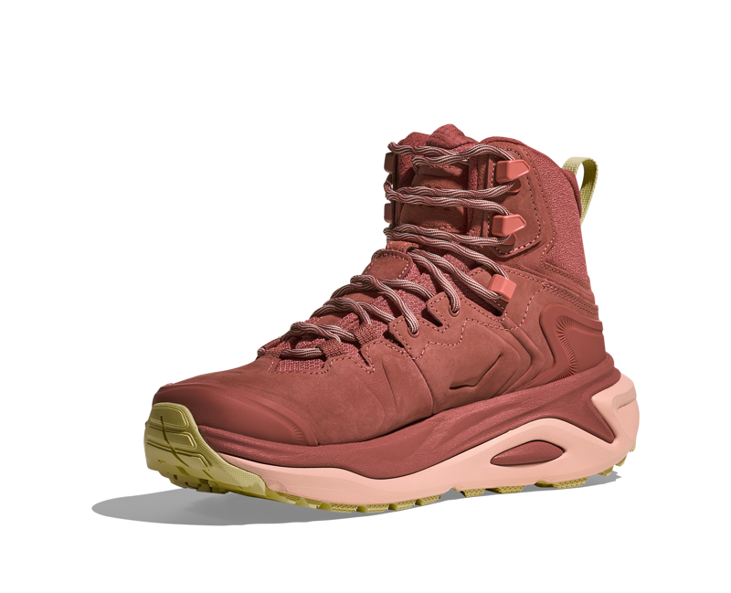 Hoka Women's Kaha 3 GTX in Rouge/Rose Latte-3
