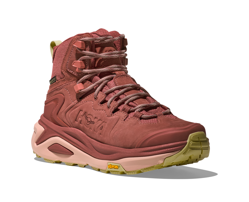 Hoka Women's Kaha 3 GTX in Rouge/Rose Latte-2