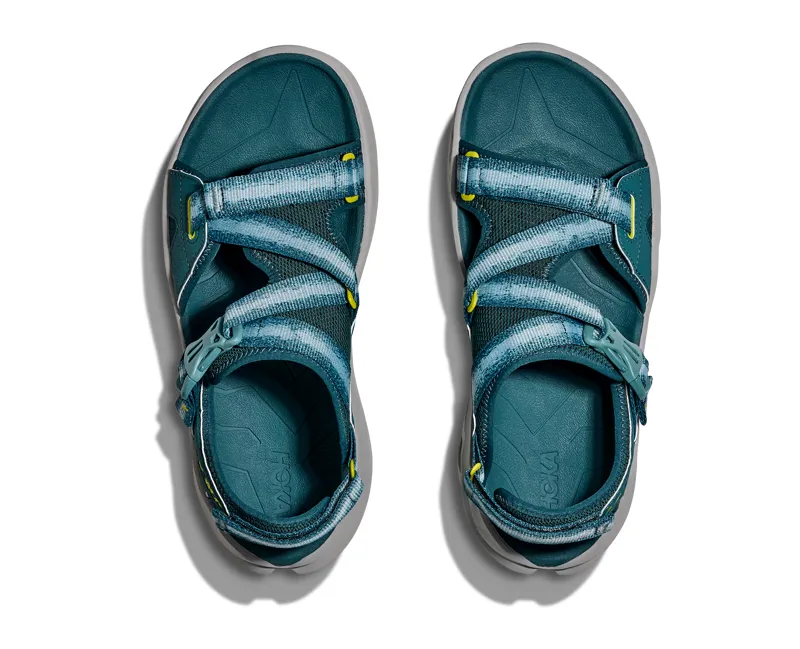 Hoka Men's Infini Hike TC in Blue Twilight/Pea Green-5